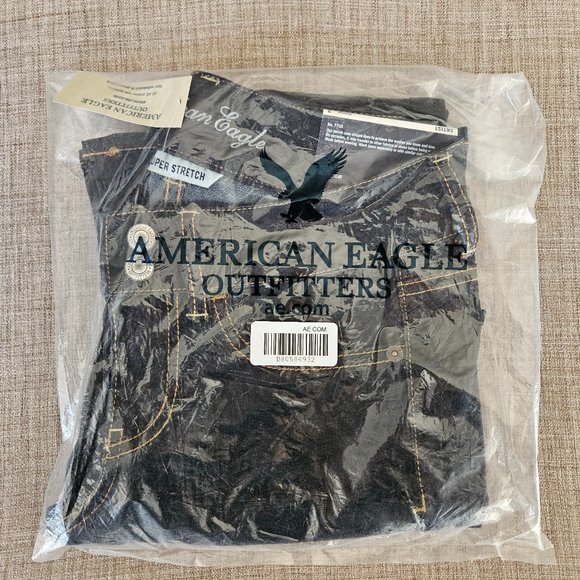 NWT American Eagle Artist Dark Wash Super Stretch Jeans - Picture 1 of 14